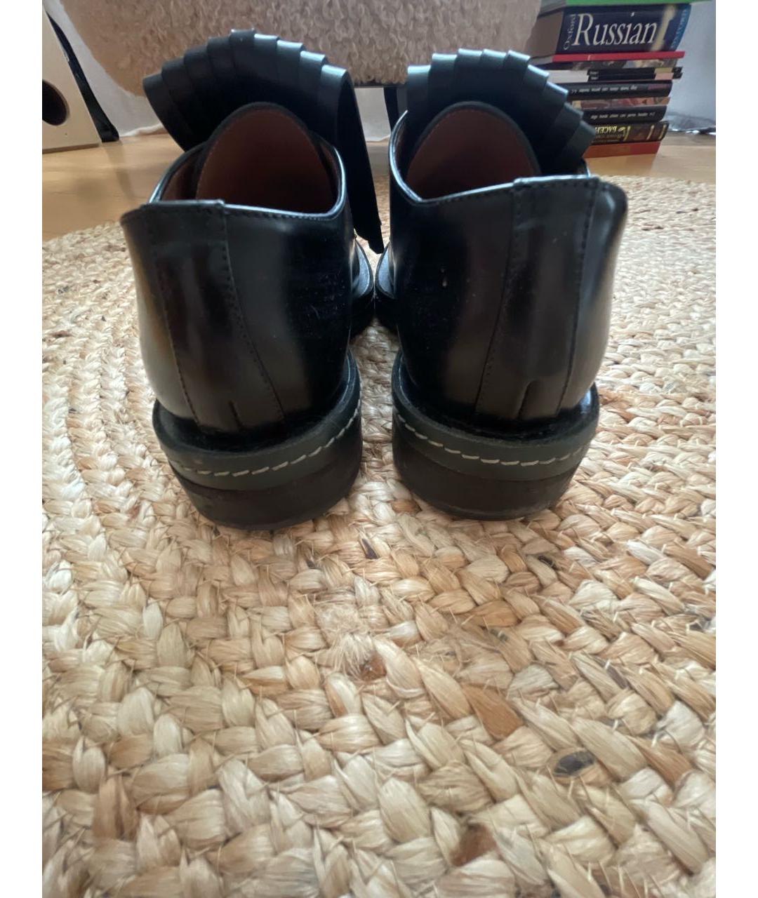 MARNI Черные кожаные лоферы, фото 4