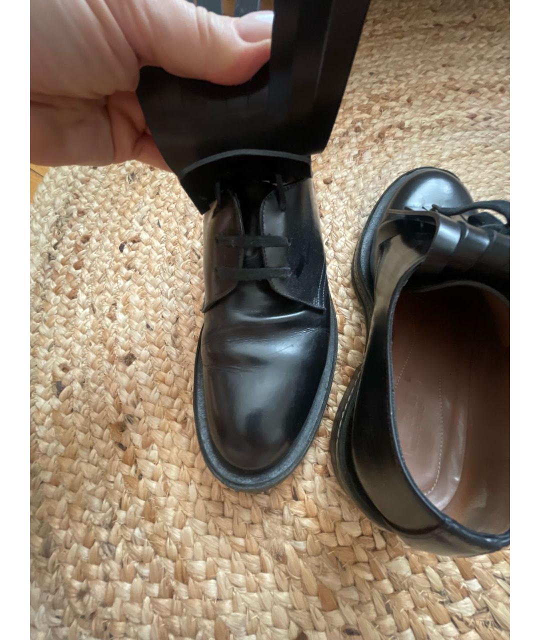 MARNI Черные кожаные лоферы, фото 7