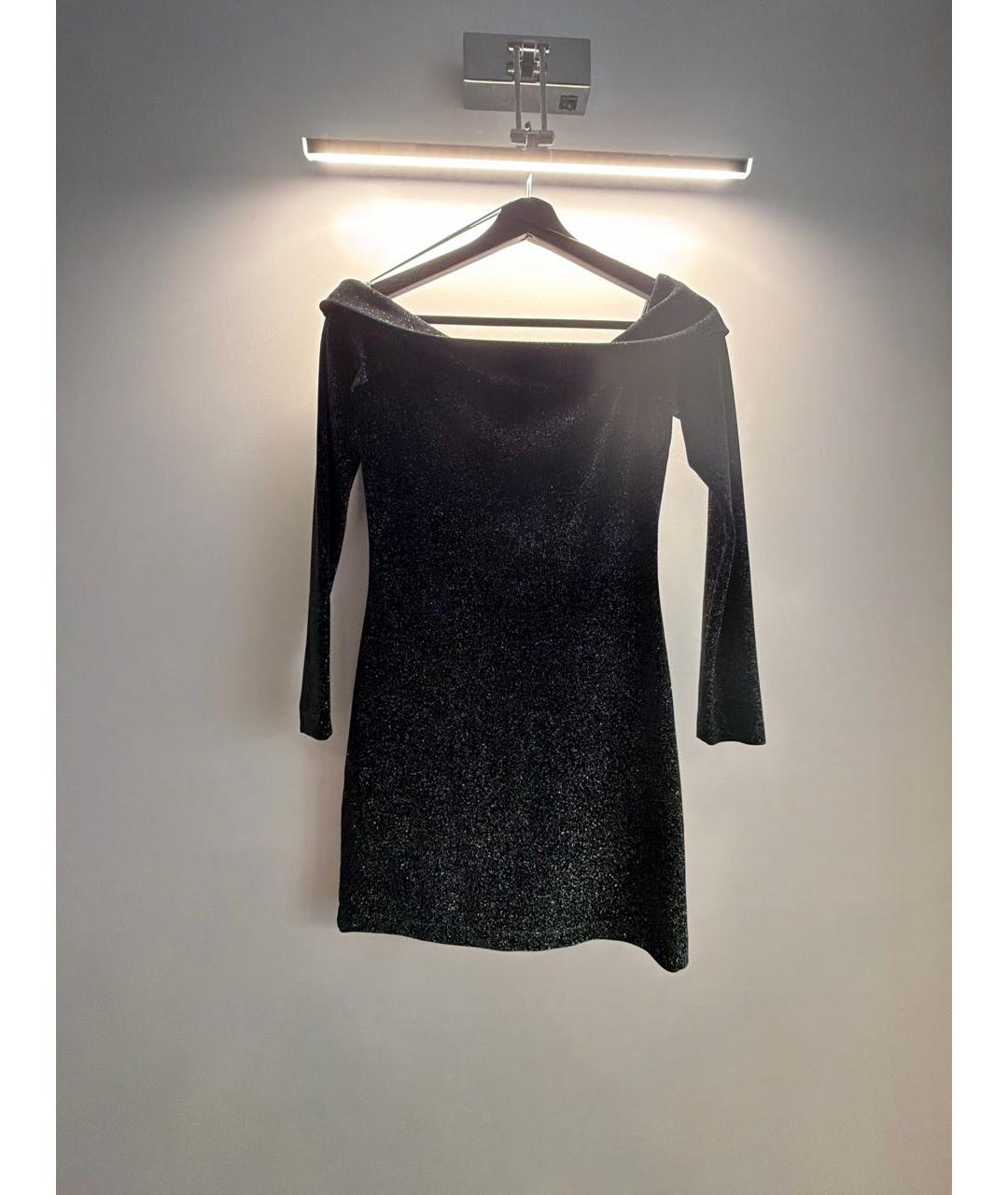 CHIARA FERRAGNI Черное полиэстеровое вечернее платье, фото 2