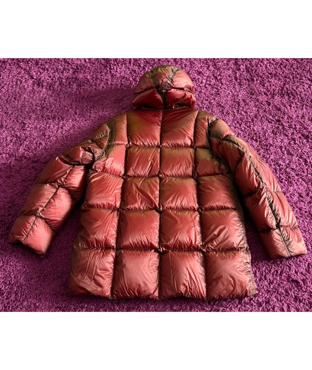 CP COMPANY Бордовое полиамидовое пальто, фото 2