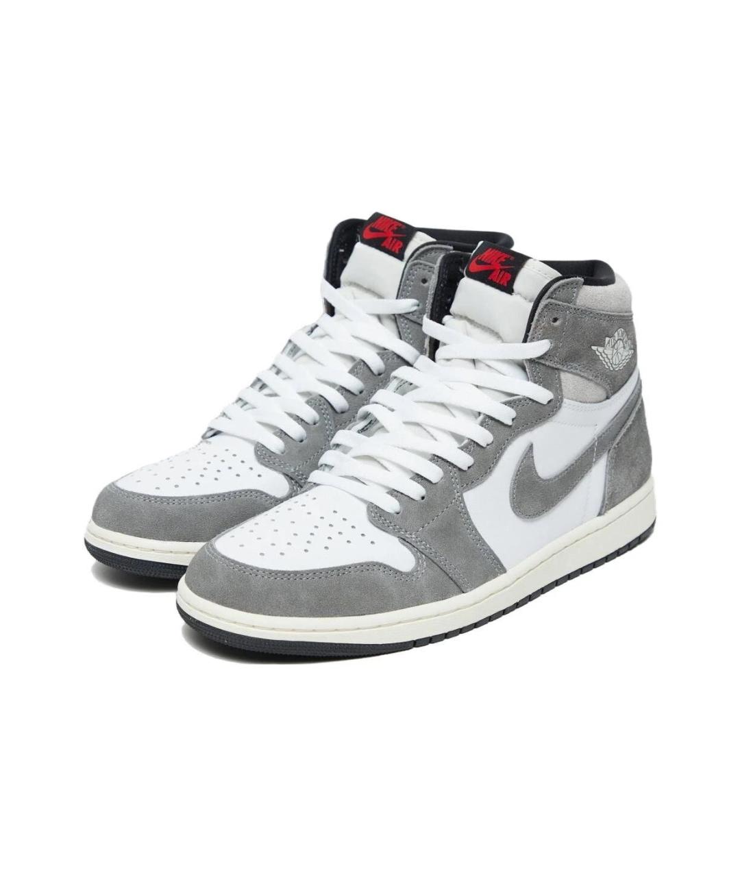 JORDAN Антрацитовые замшевые кеды, фото 4