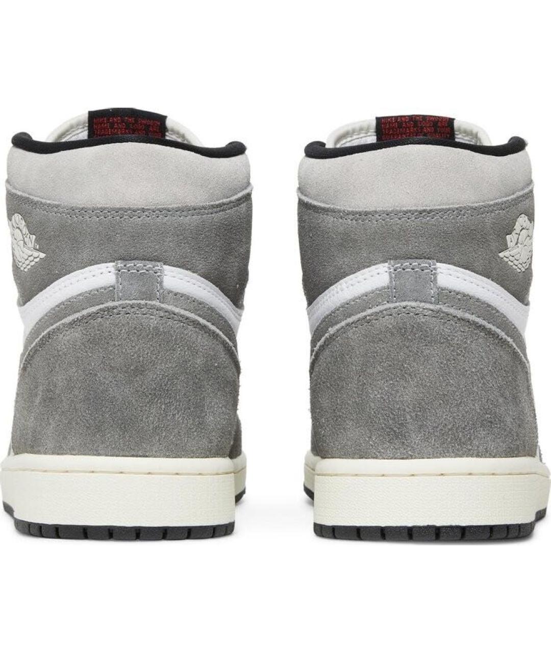 JORDAN Антрацитовые замшевые кеды, фото 3