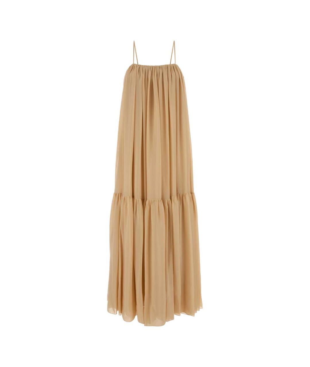 CHLOE Розовое шелковое платье, фото 1