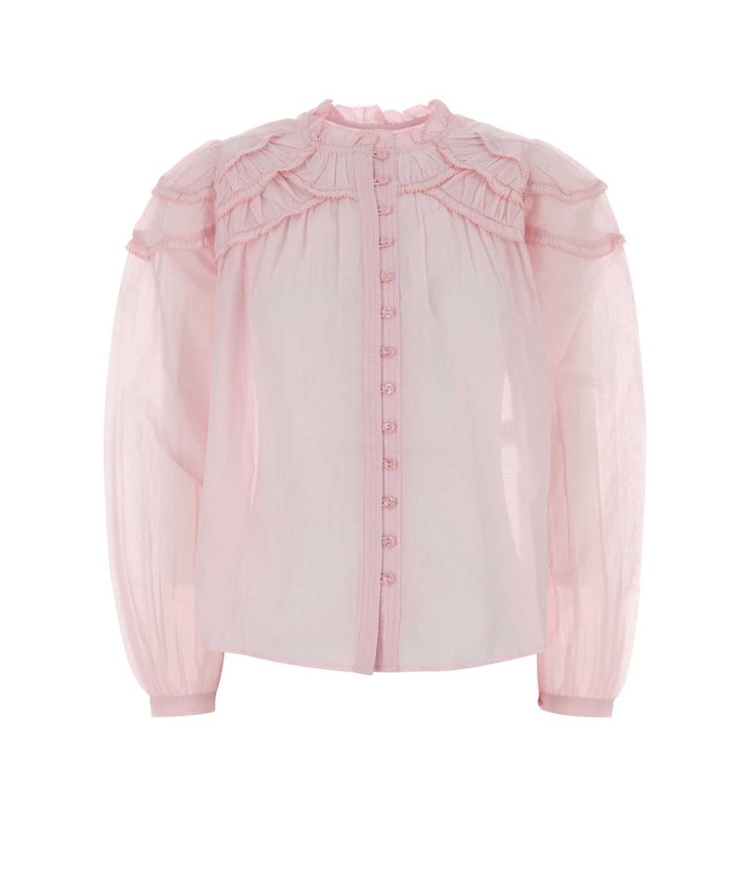 ISABEL MARANT Розовая хлопковая блузы, фото 1