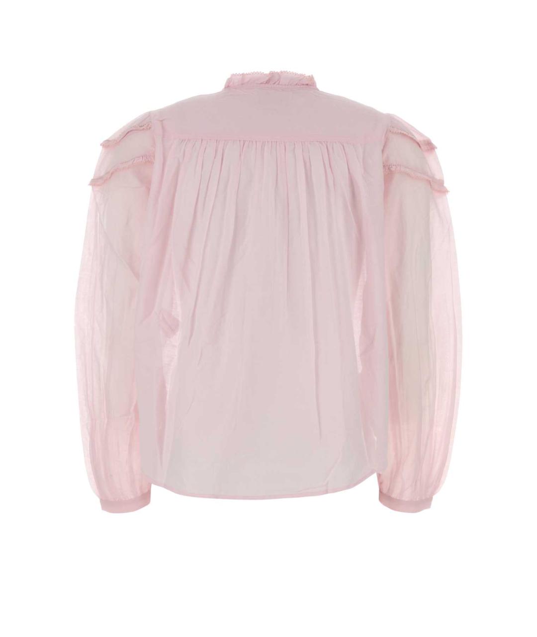 ISABEL MARANT Розовая хлопковая блузы, фото 2