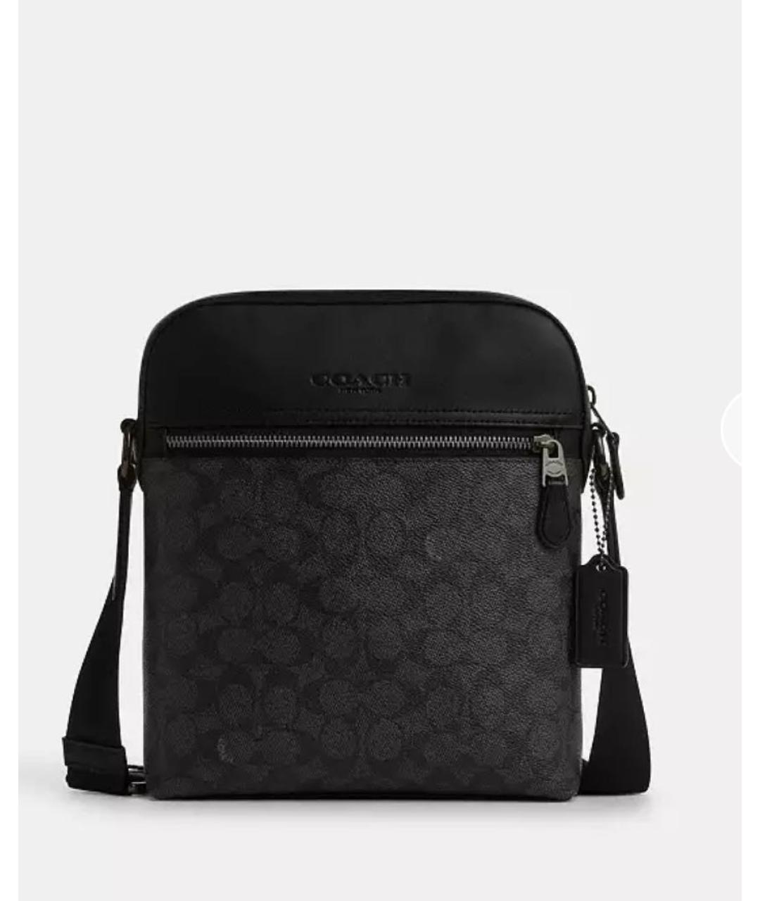 COACH Черная сумка на плечо, фото 9