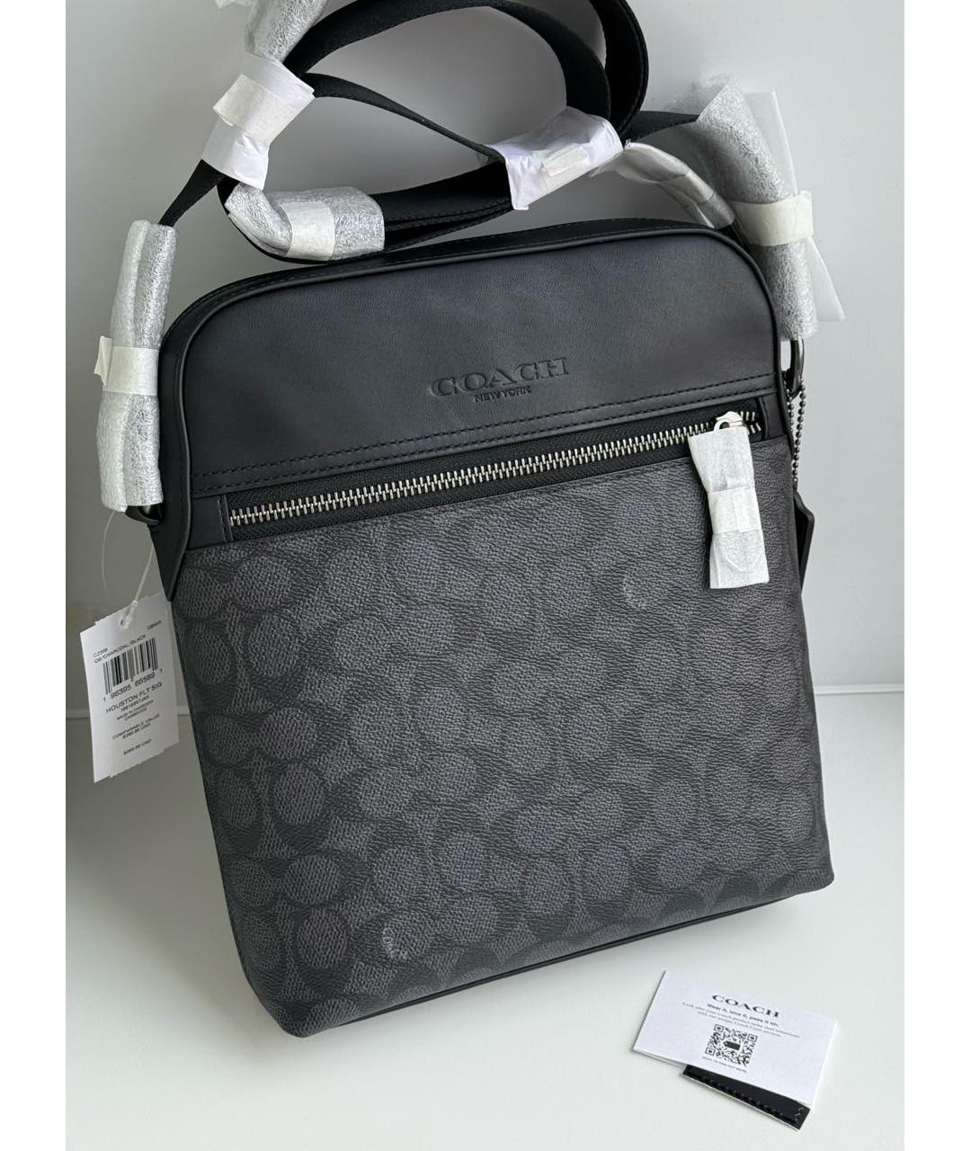 COACH Черная сумка на плечо, фото 2