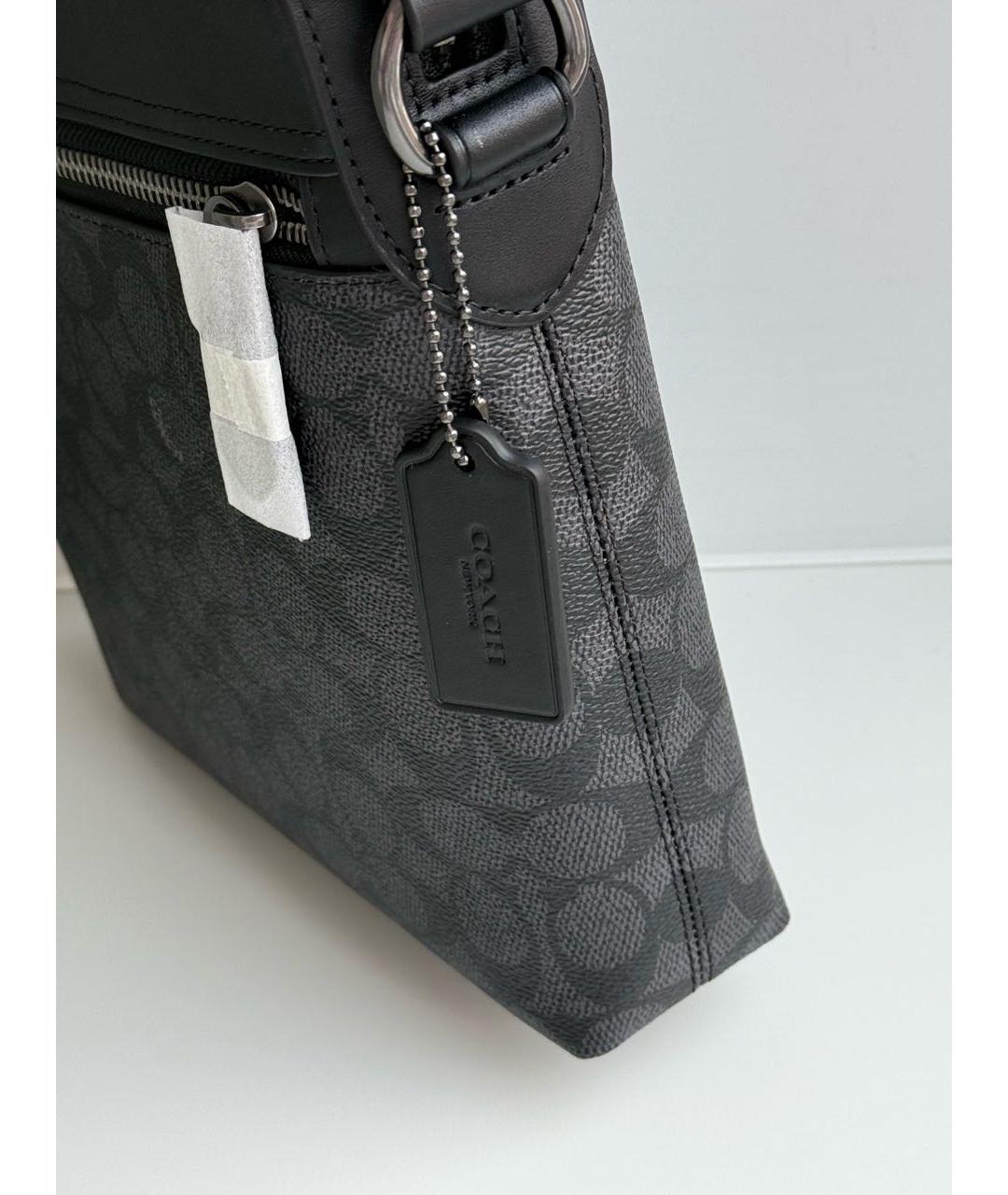 COACH Черная сумка на плечо, фото 5