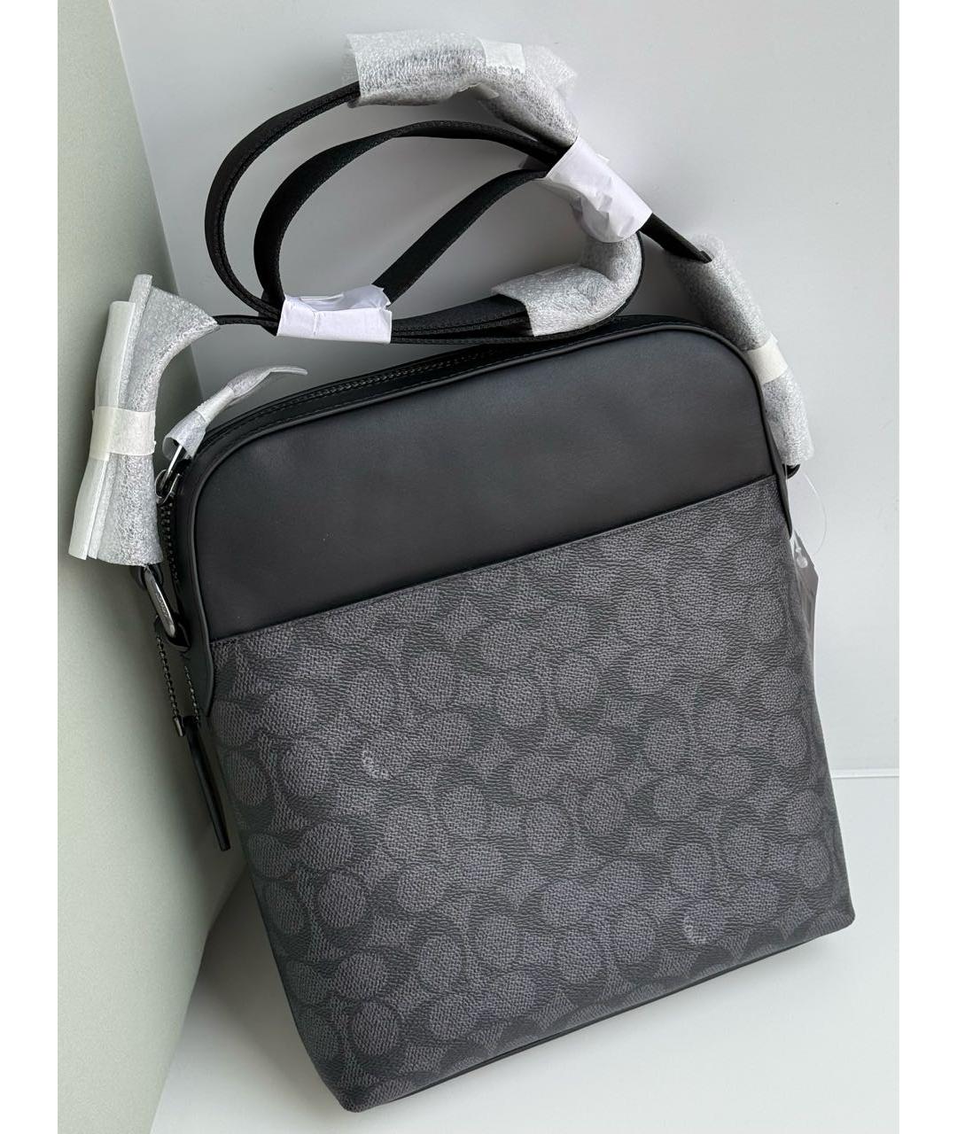 COACH Черная сумка на плечо, фото 3