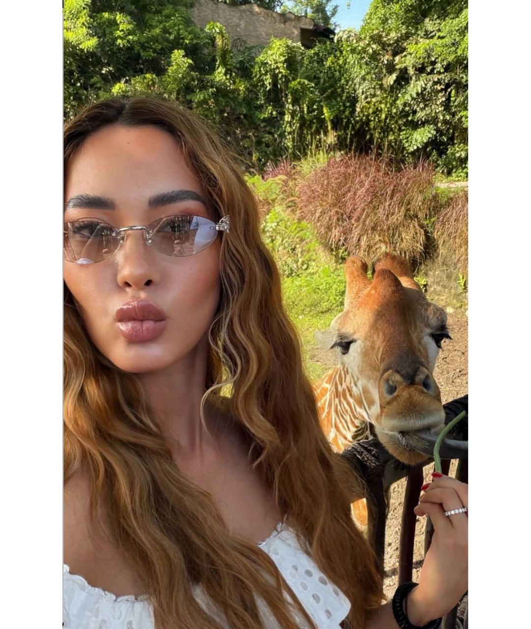 GENTLE MONSTER Фиолетовые металлические солнцезащитные очки, фото 4