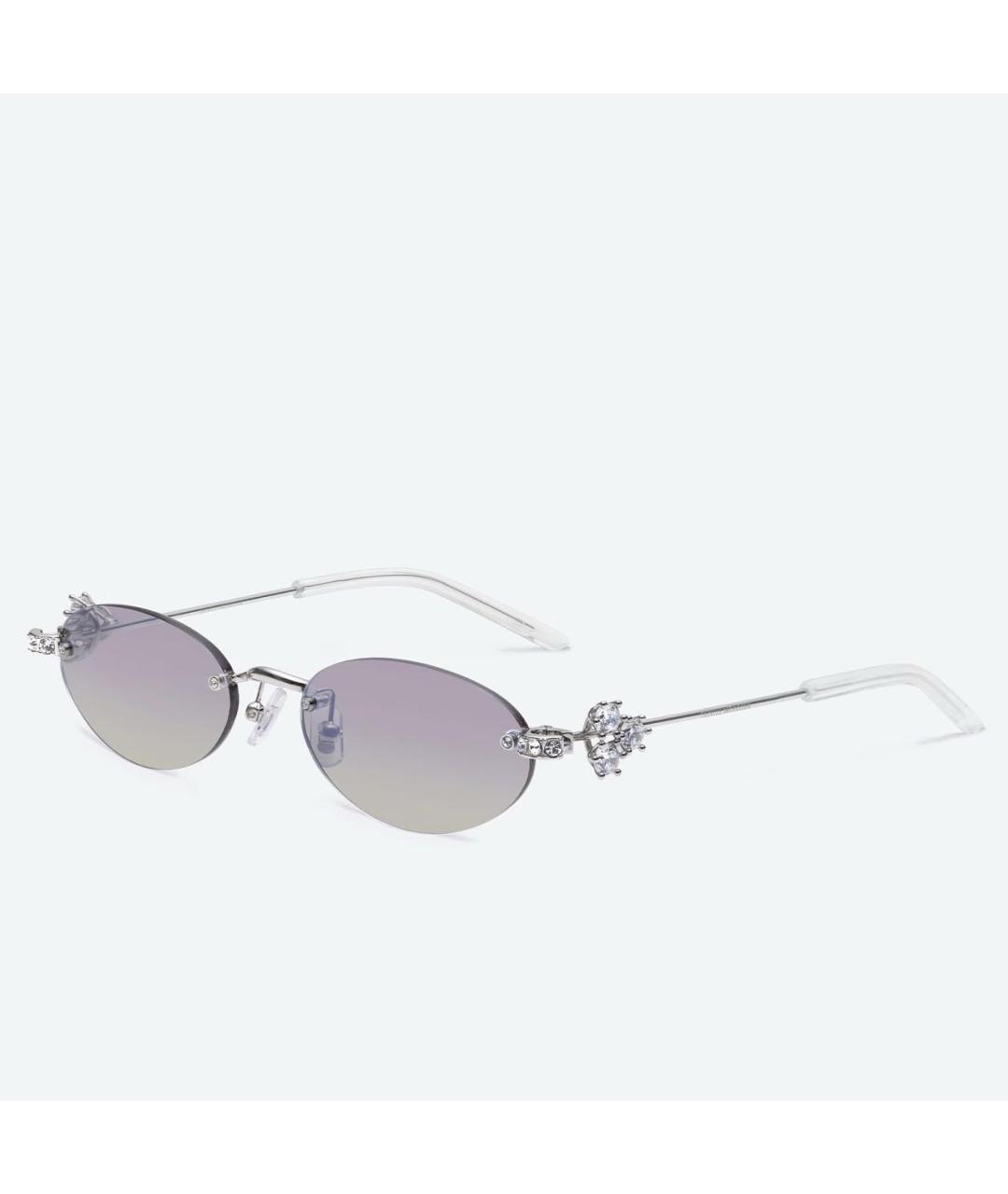 GENTLE MONSTER Фиолетовые металлические солнцезащитные очки, фото 8