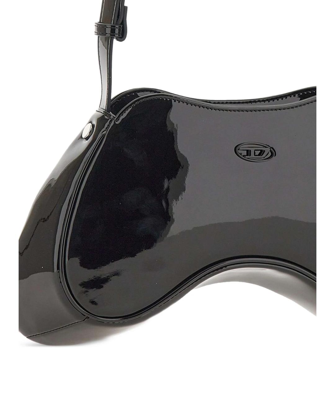 DIESEL Черная сумка через плечо, фото 4