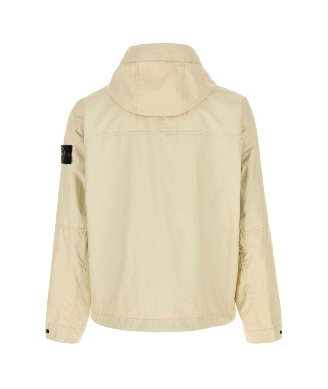 STONE ISLAND Желтая полиамидовая куртка, фото 2