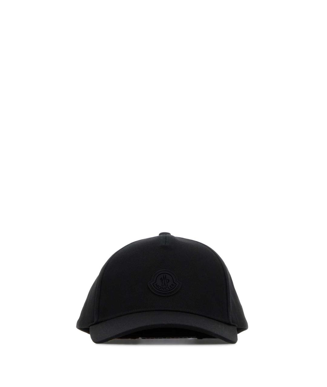 MONCLER Черная хлопковая кепка/бейсболка, фото 1