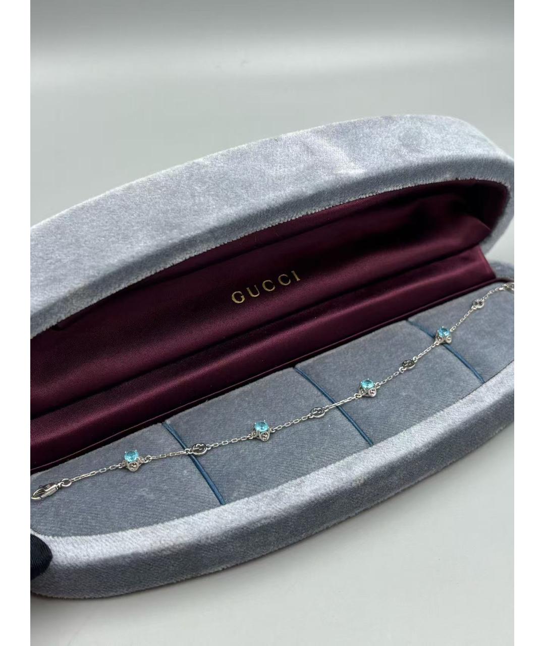 GUCCI Серебрянный серебряный браслет, фото 3