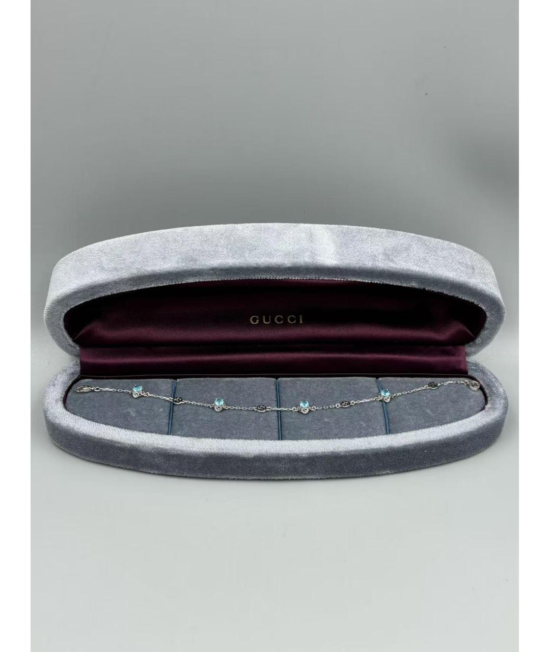 GUCCI Серебрянный серебряный браслет, фото 2