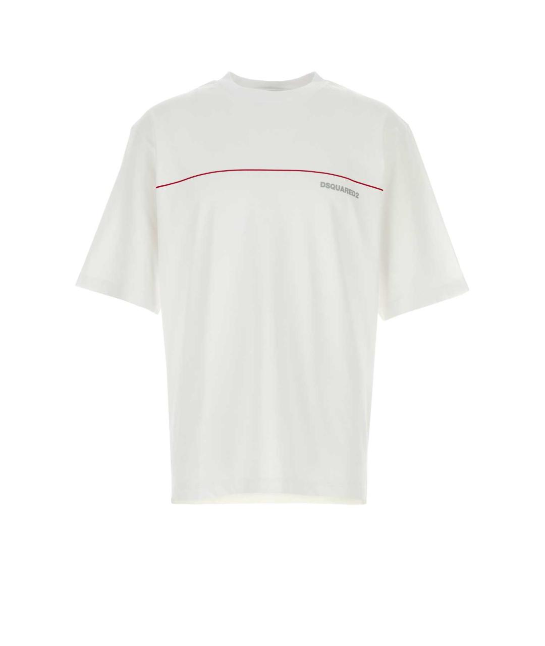 DSQUARED2 Белая хлопковая футболка, фото 1