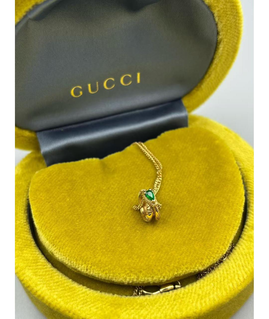 GUCCI Золотое колье из желтого золота, фото 3