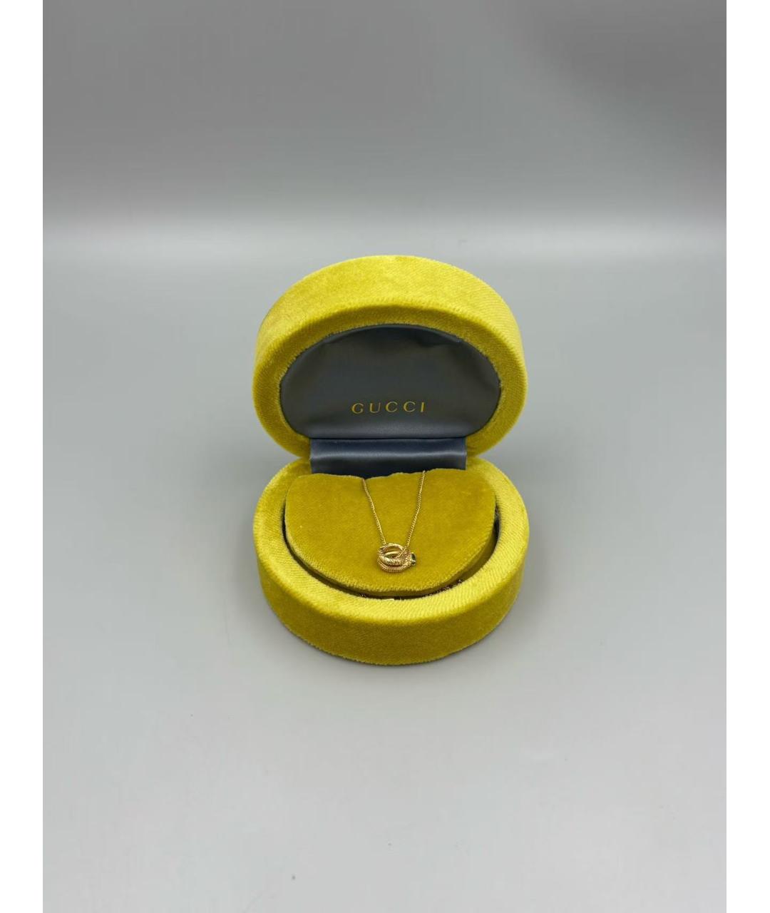 GUCCI Золотое колье из желтого золота, фото 2