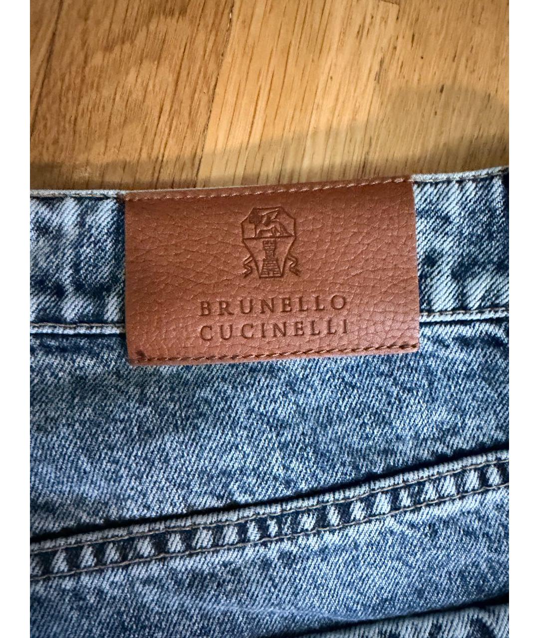 BRUNELLO CUCINELLI Синие джинсы, фото 5