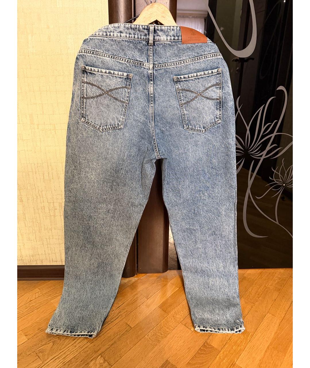 BRUNELLO CUCINELLI Синие джинсы, фото 2