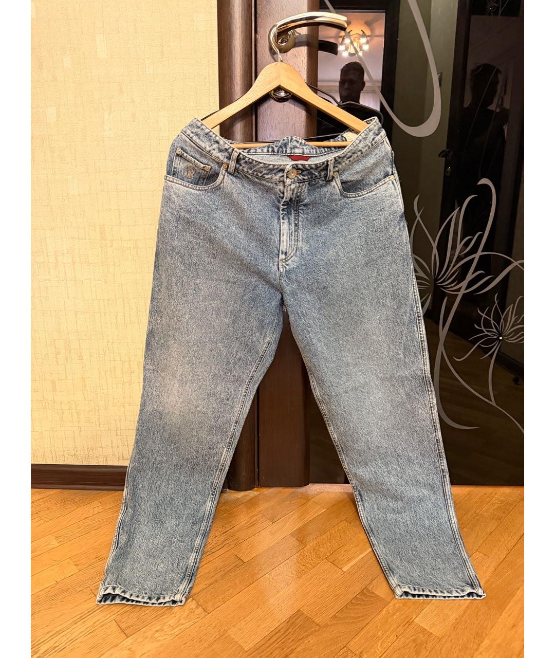 BRUNELLO CUCINELLI Синие джинсы, фото 9