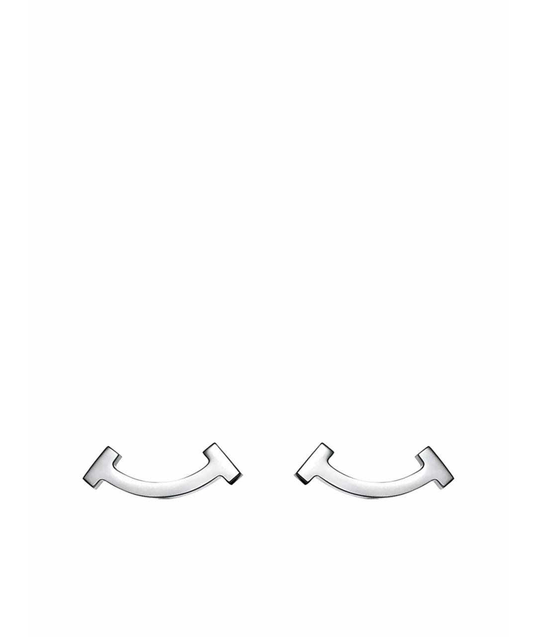 TIFFANY&CO Серебряные серьги из белого золота, фото 1