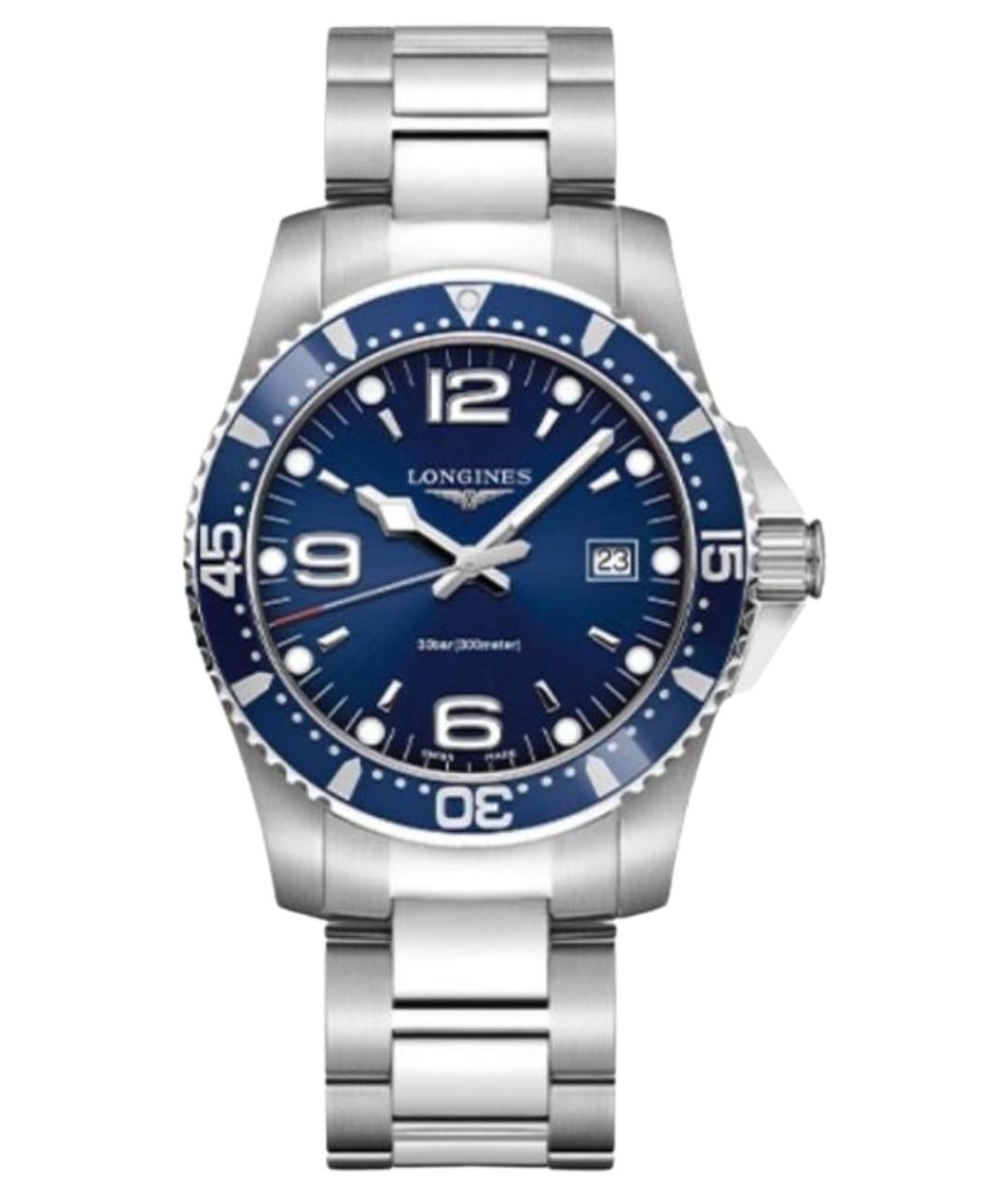 LONGINES Серебряные стальные часы, фото 1