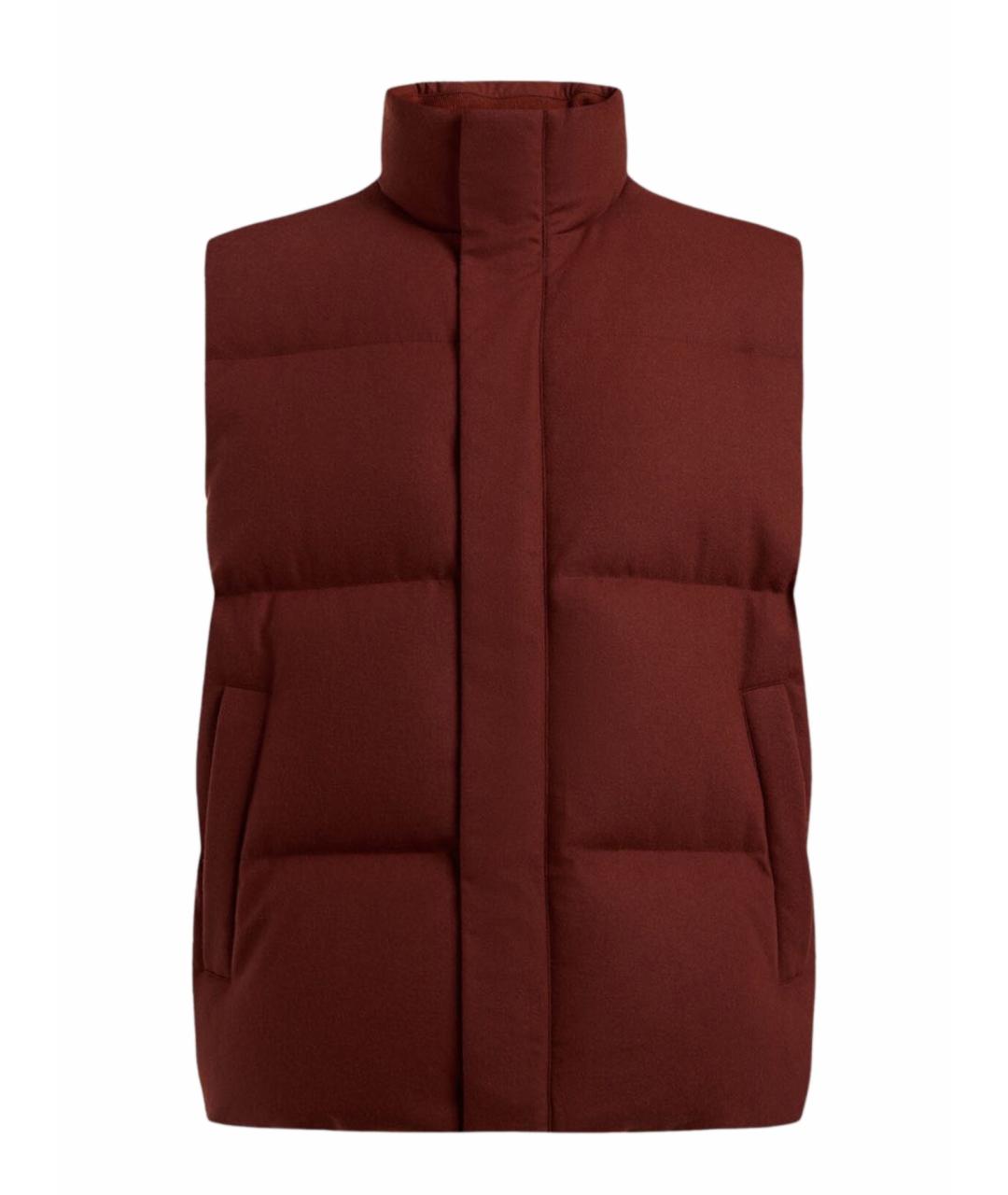 12 STOREEZ Коричневый шерстяной жилет, фото 1