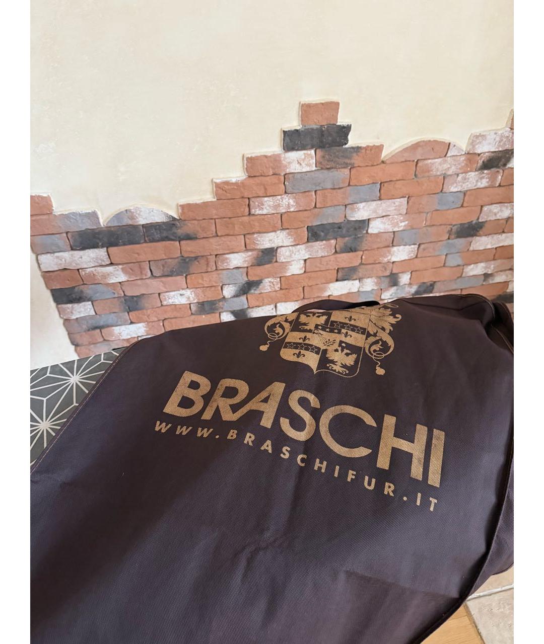 BRASCHI Серая меховая дубленка, фото 6