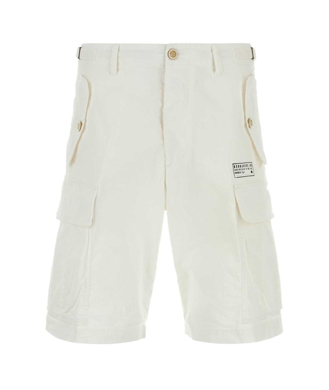 DSQUARED2 Белые хлопковые шорты, фото 1