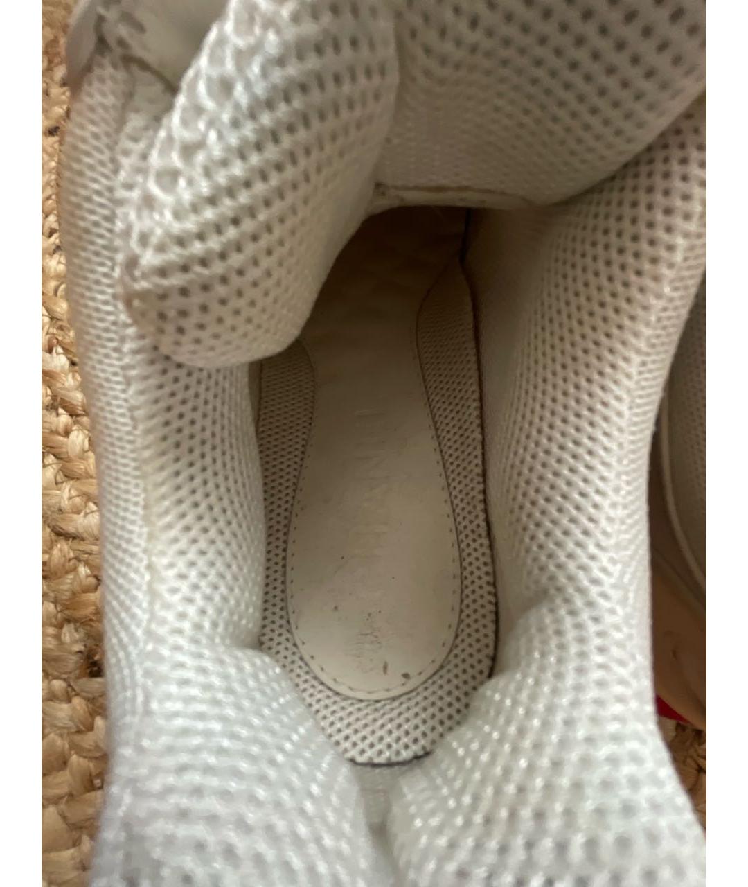 CHANEL Белые текстильные кроссовки, фото 6