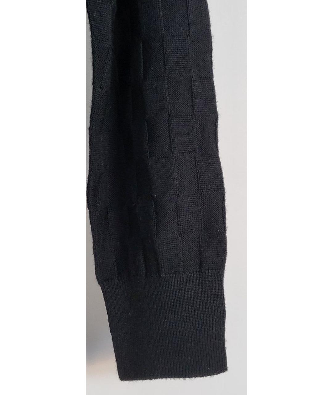 JOHN RICHMOND Черный шерстяной джемпер / свитер, фото 3