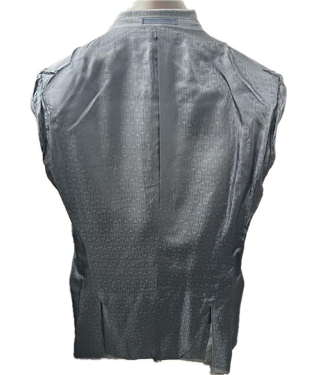 GUCCI Серый шерстяной пиджак, фото 3