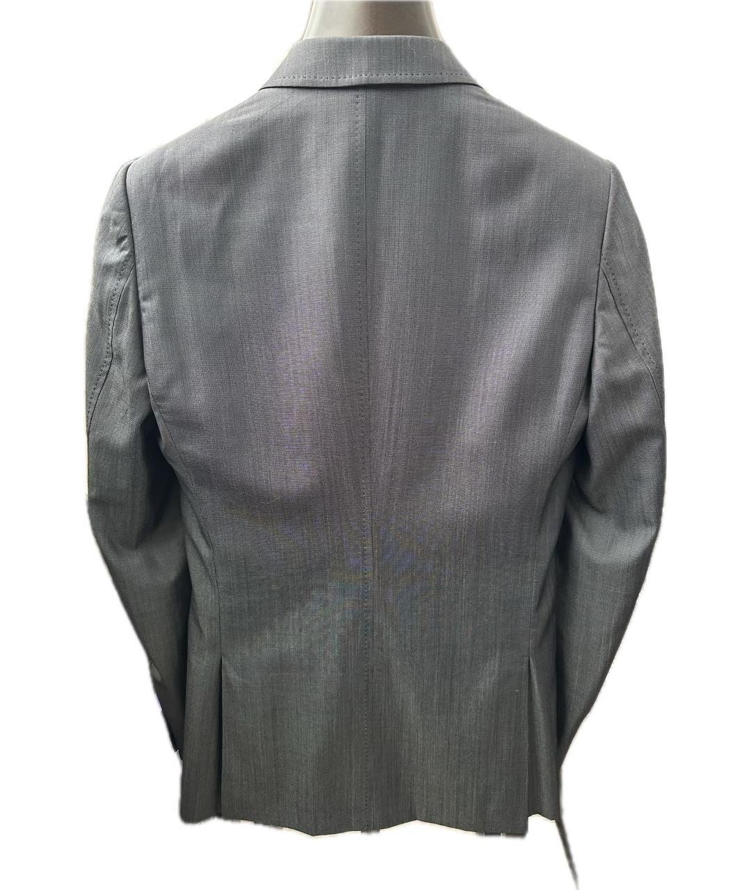 GUCCI Серый шерстяной пиджак, фото 2