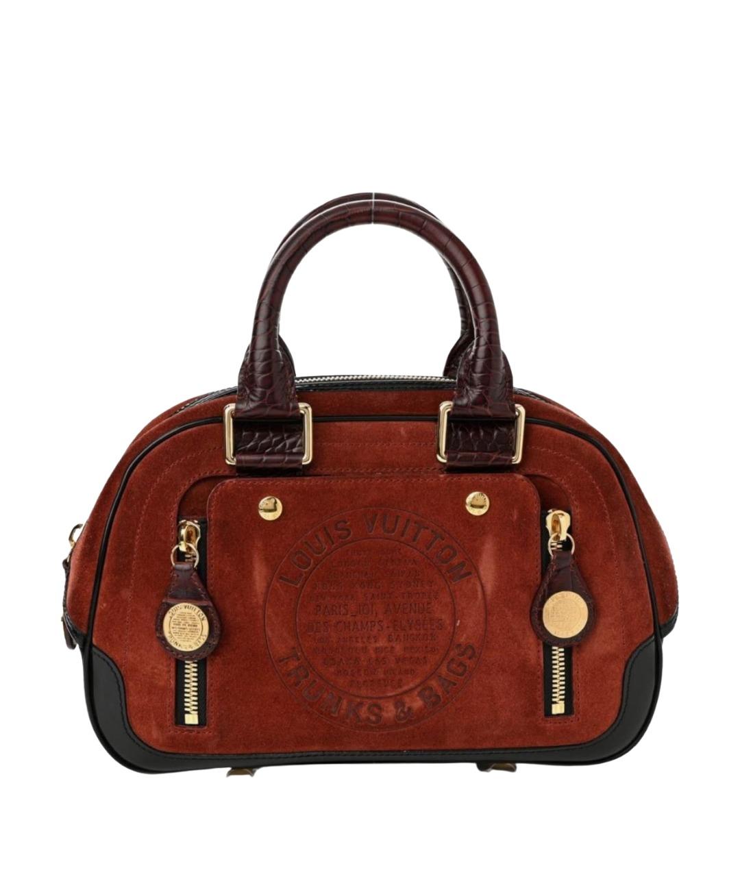 LOUIS VUITTON Бордовая сумка с короткими ручками, фото 1