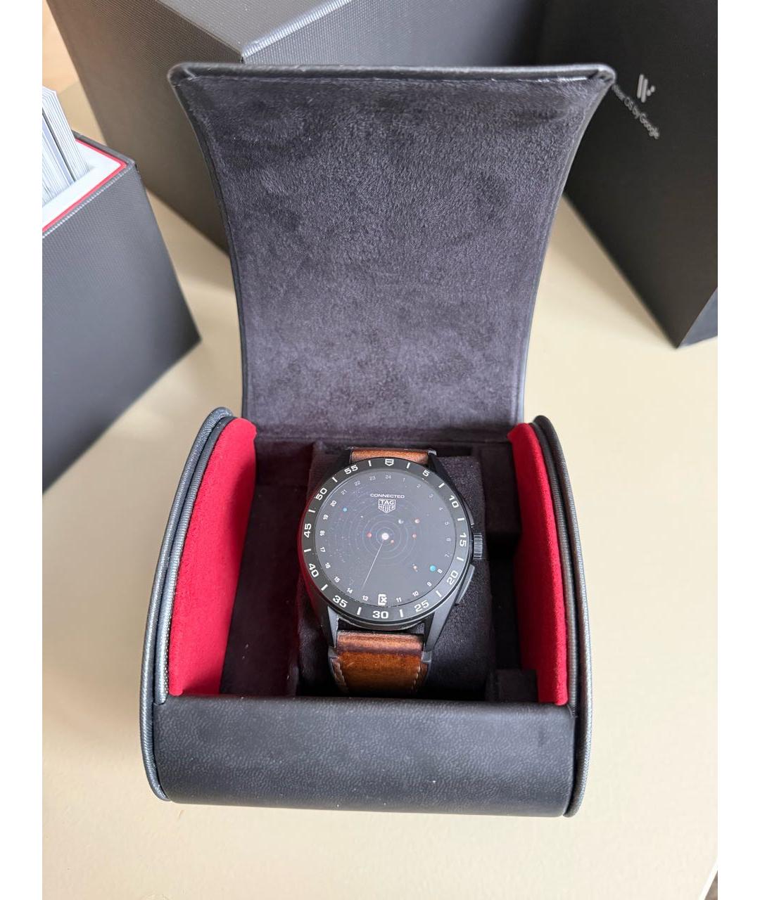 TAG HEUER Черные титановые часы, фото 5