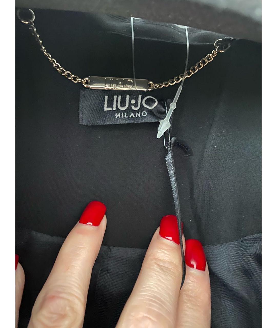 LIU JO Черный полиэстеровый костюм с брюками, фото 3