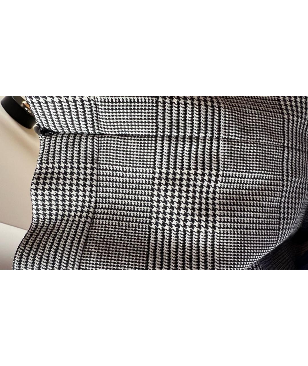 ESCADA Антрацитовая вискозная юбка мини, фото 4