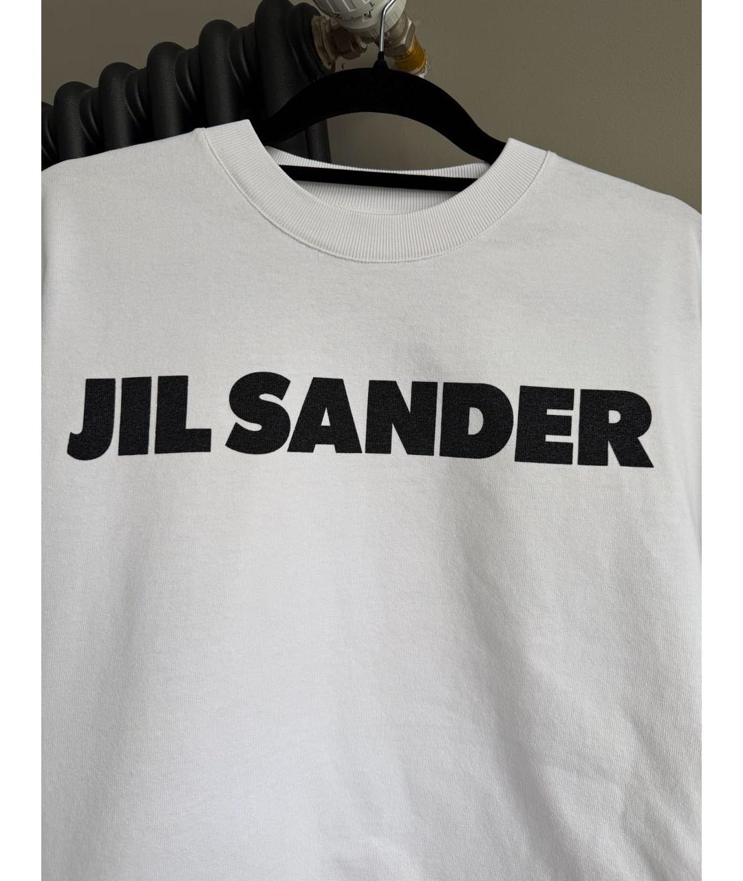 JIL SANDER Бежевая хлопковая футболка, фото 2