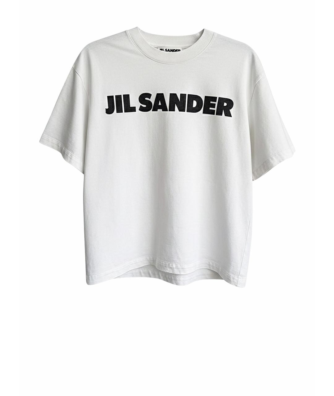 JIL SANDER Бежевая хлопковая футболка, фото 1