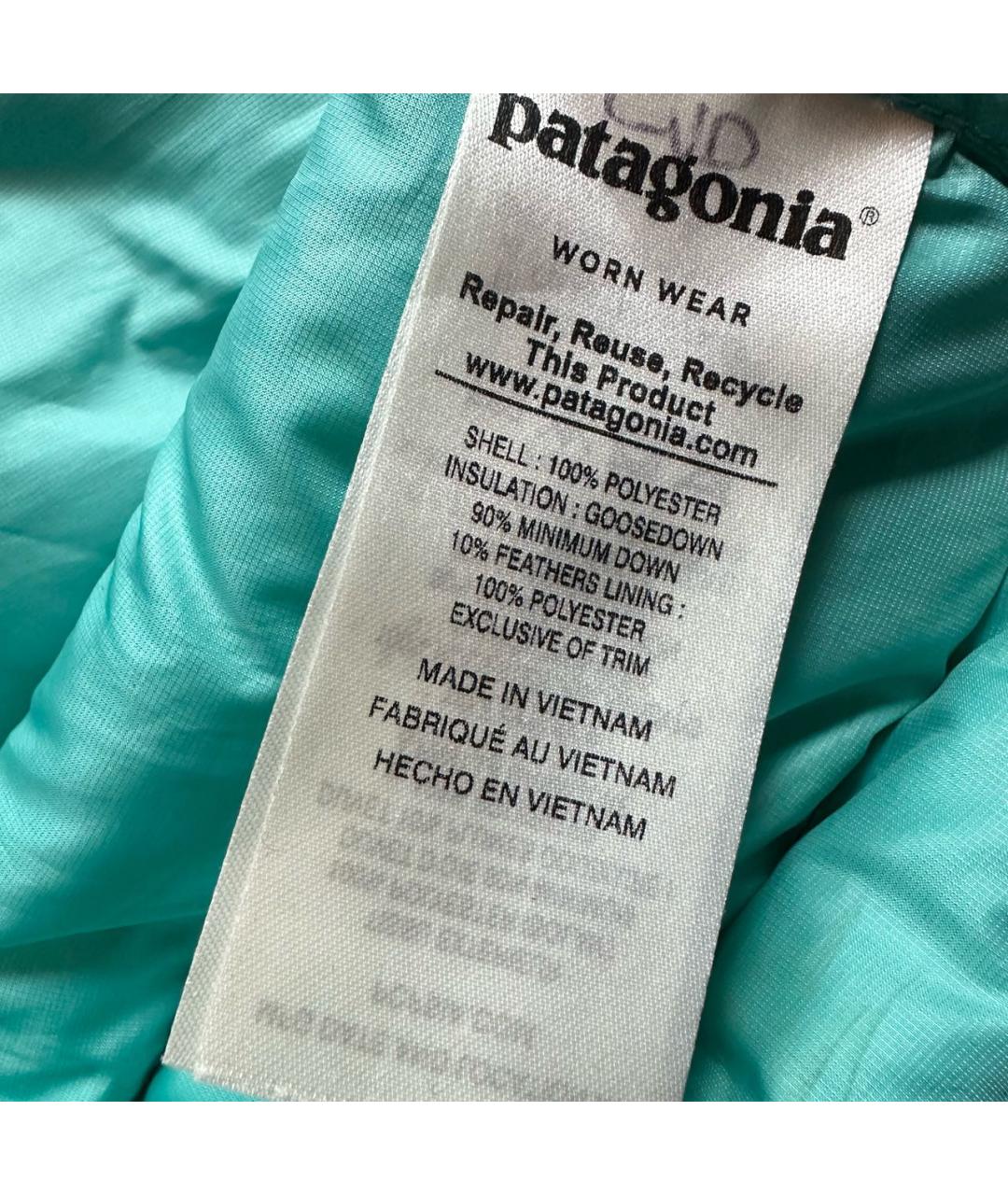 PATAGONIA Темно-синий полиамидовый жилет, фото 4