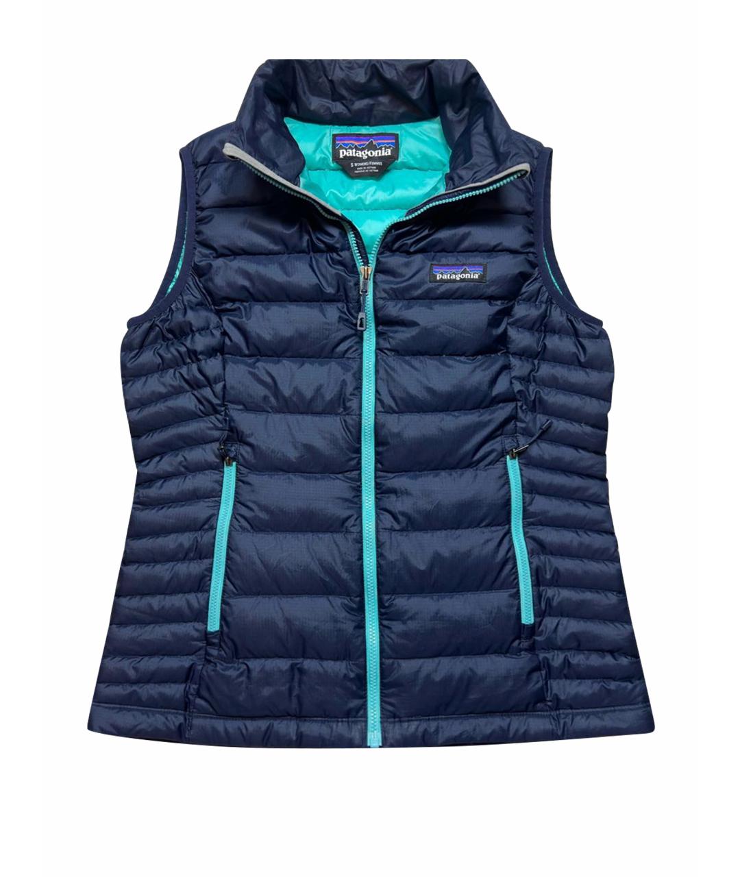 PATAGONIA Темно-синий полиамидовый жилет, фото 1