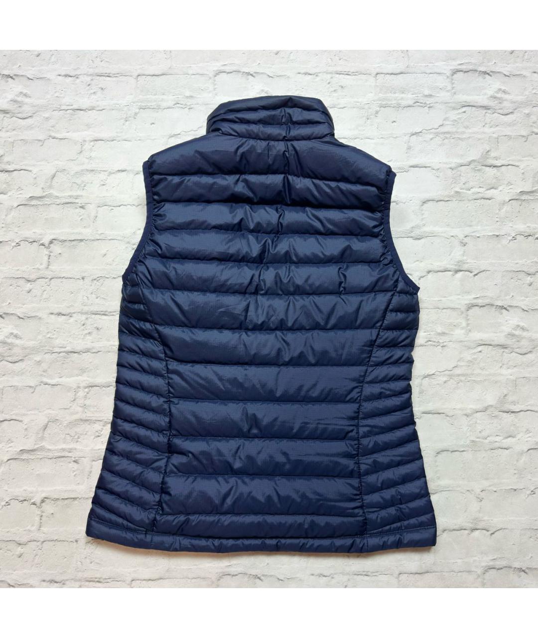 PATAGONIA Темно-синий полиамидовый жилет, фото 2