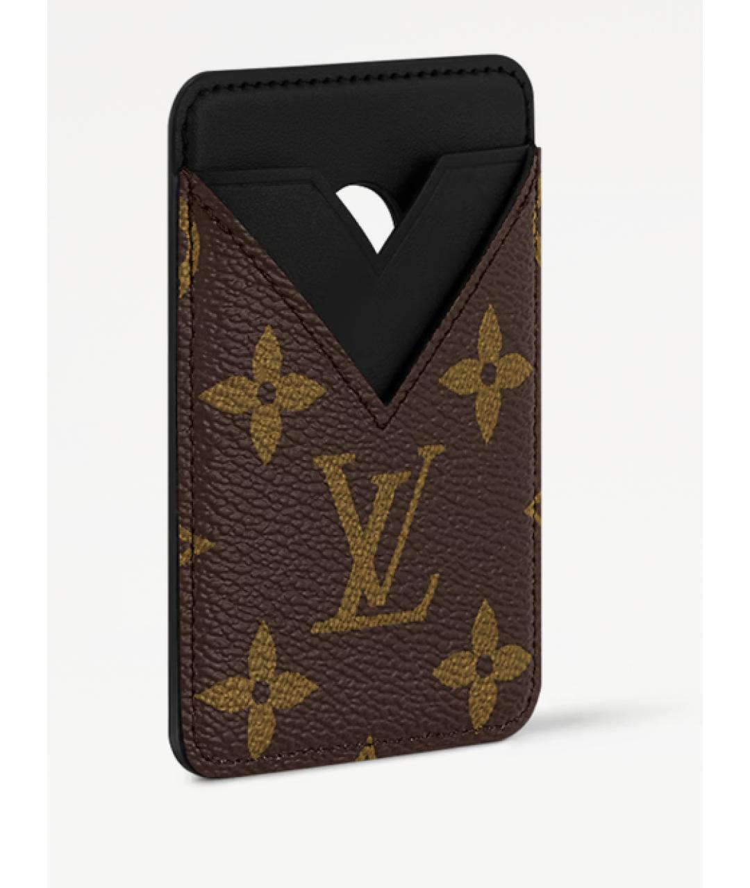 LOUIS VUITTON Коричневый кардхолдер, фото 2