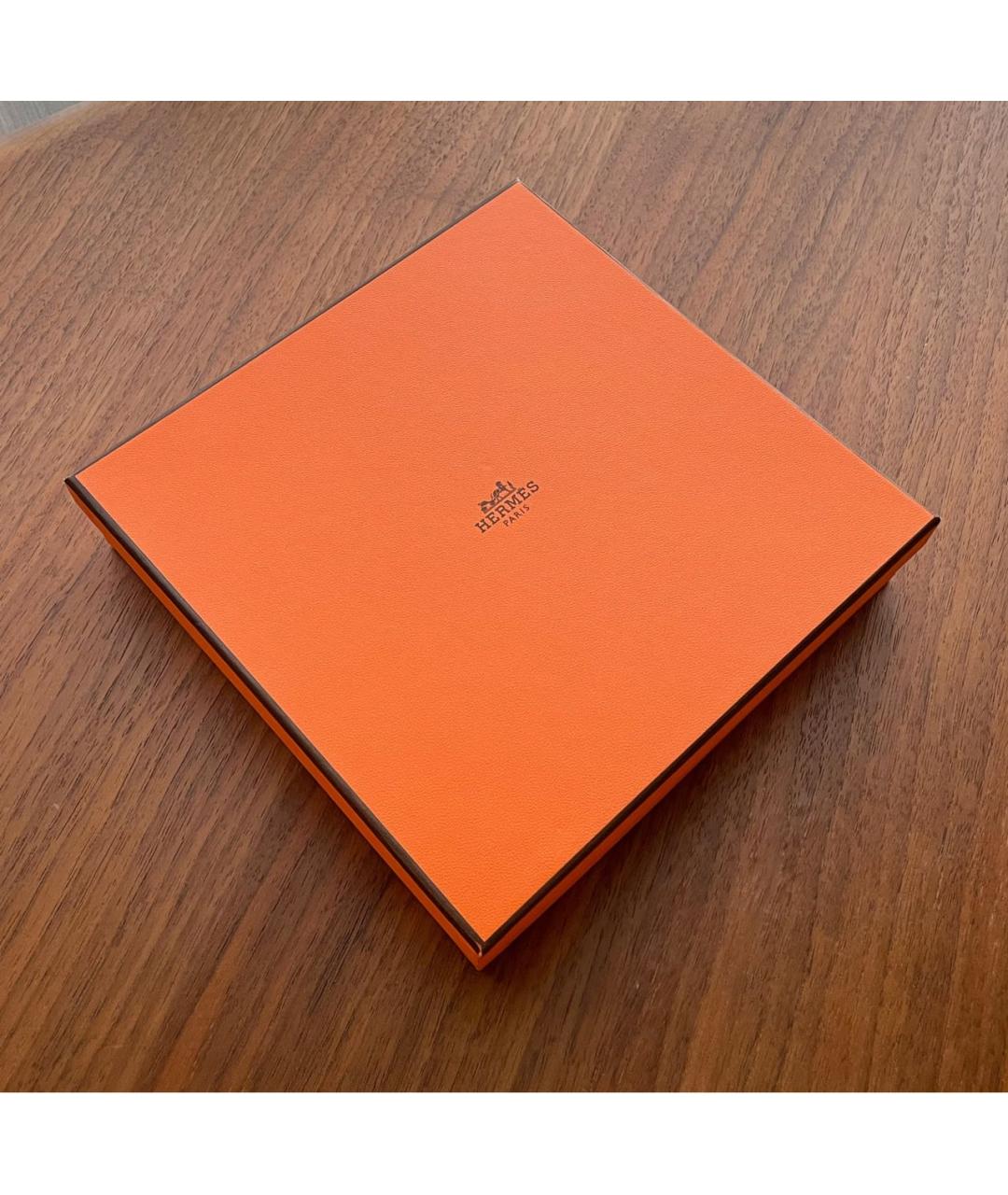 HERMES Оранжевый кожаный ремень, фото 5