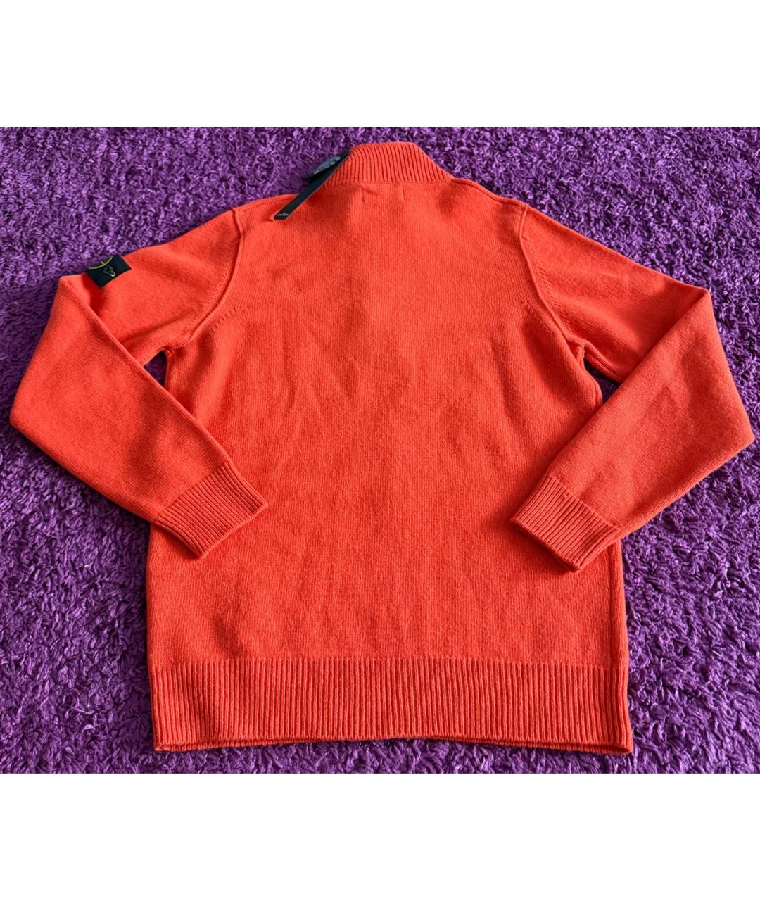 STONE ISLAND Красный шерстяной джемпер / свитер, фото 2