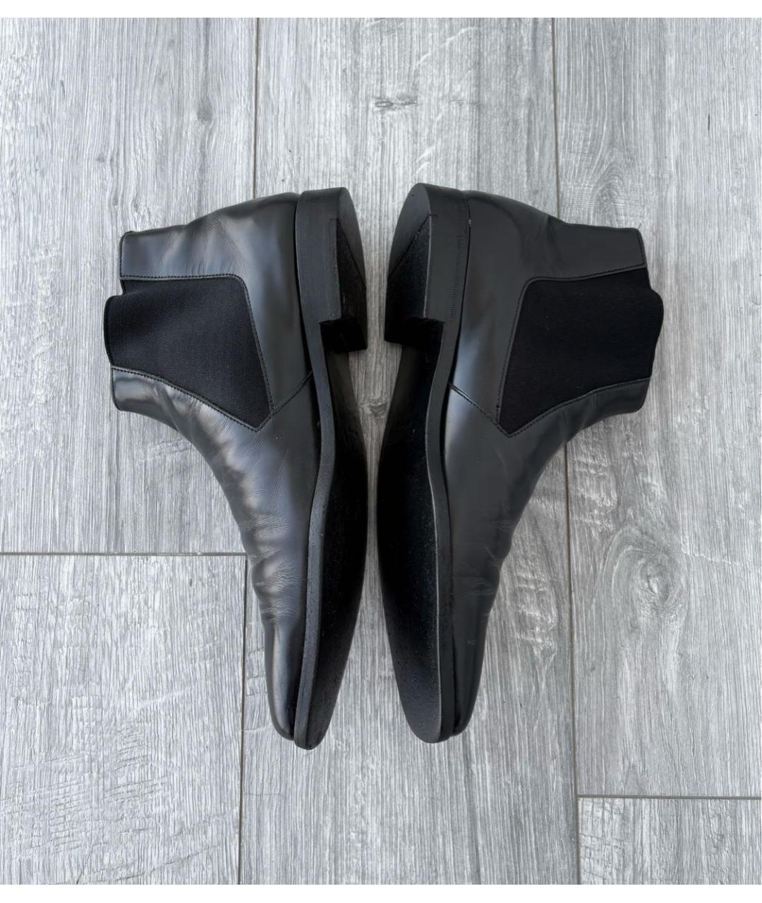 PRADA Черные высокие ботинки из лакированной кожи, фото 5