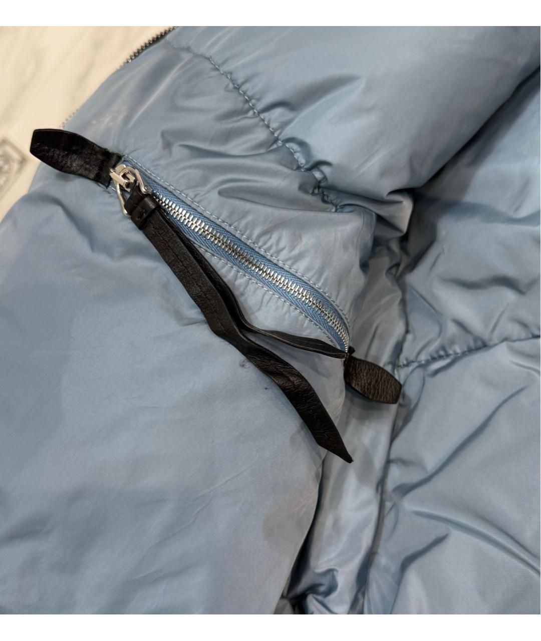 PRADA Черный полиамидовый пуховик, фото 6