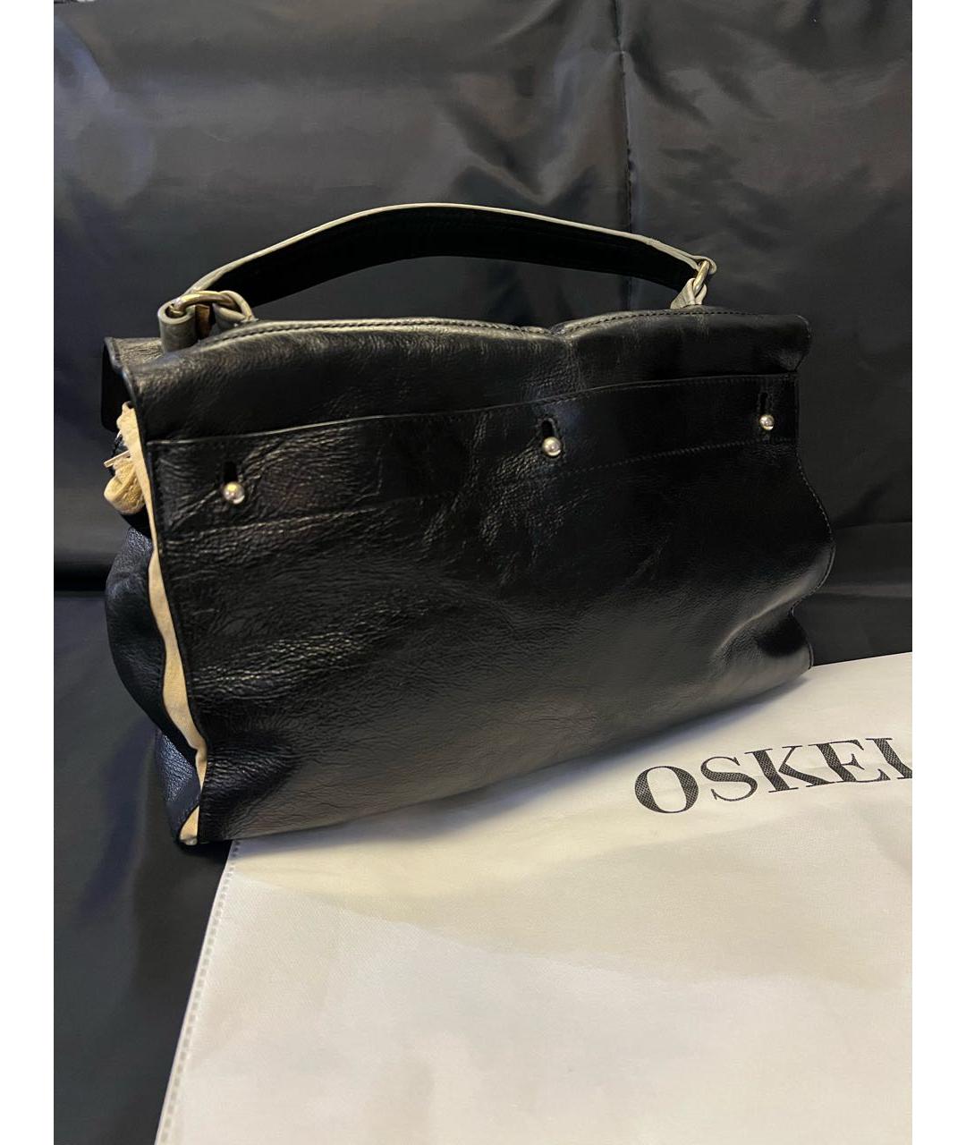 SAINT LAURENT Черная кожаная сумка с короткими ручками, фото 8